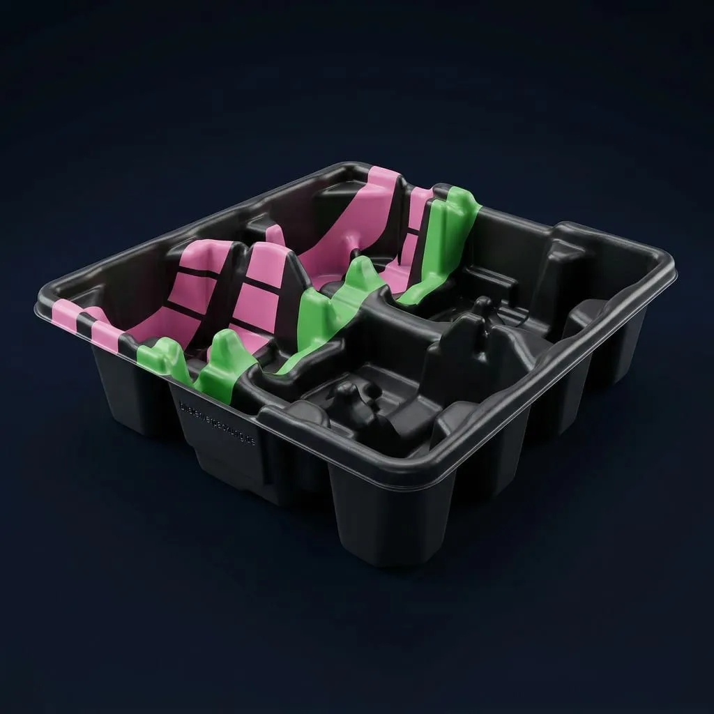 Kunststofftray und Werkstückträger vom Hersteller — Scafa Thermoforming